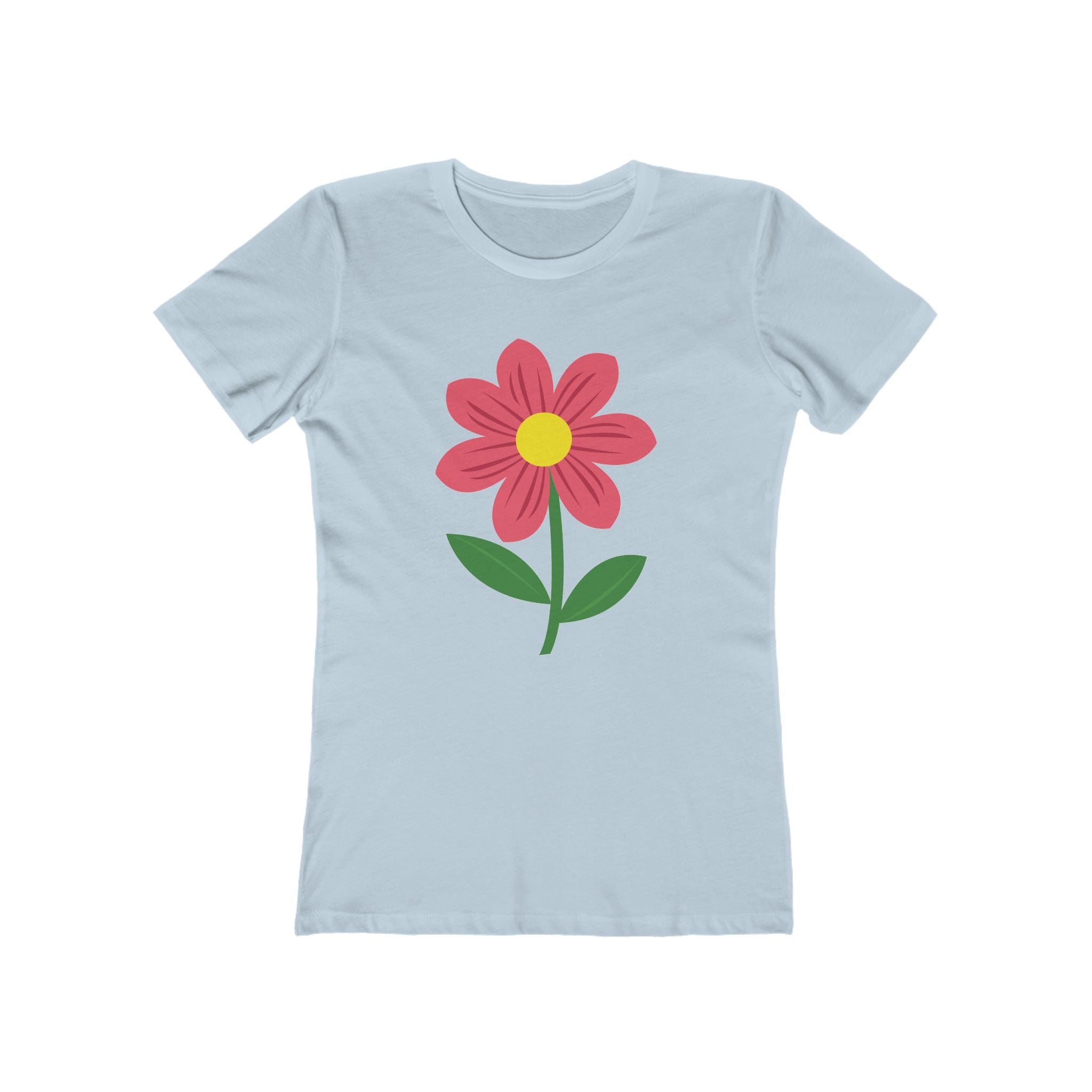 Flower Women's Tshirt, Floral Graphic Tee, Casual Top for Her, Spring Blossom Shirt, Botanical Print Blouse