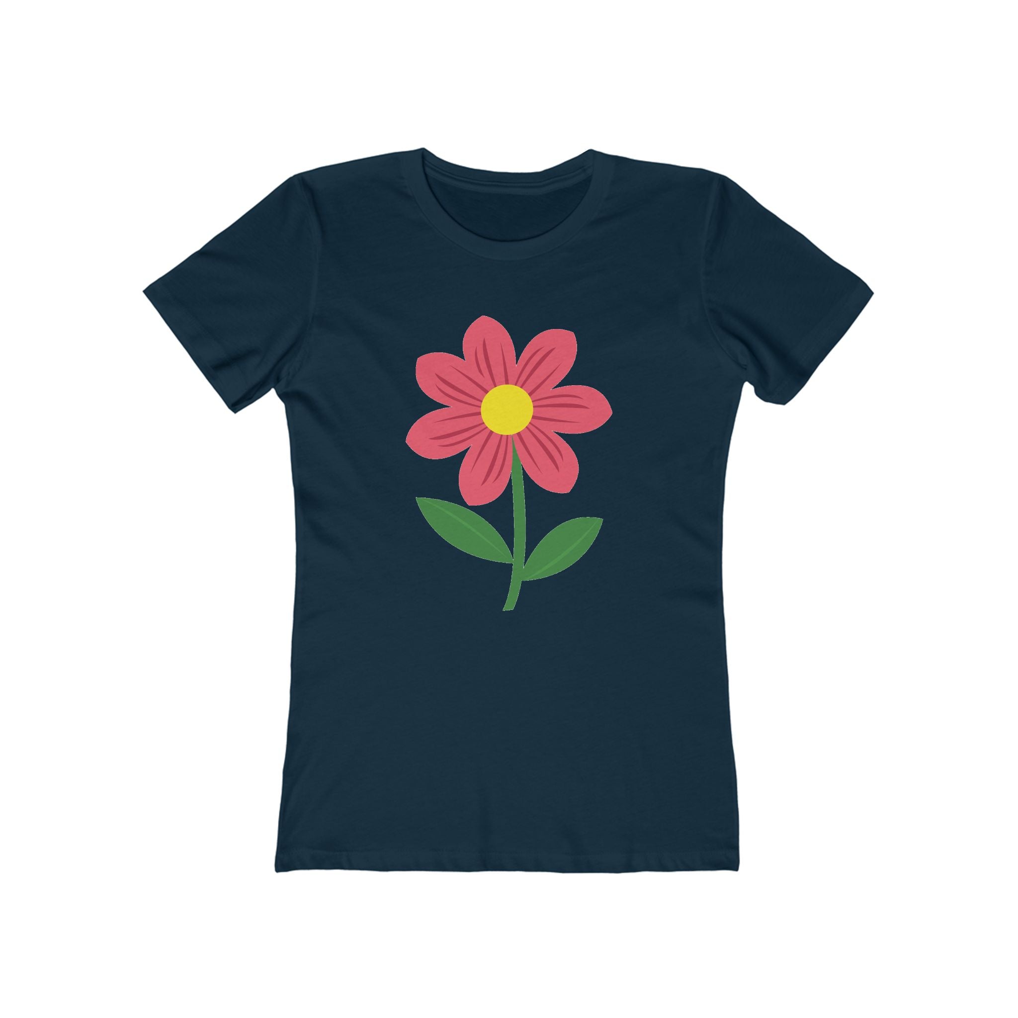 Flower Women's Tshirt, Floral Graphic Tee, Casual Top for Her, Spring Blossom Shirt, Botanical Print Blouse