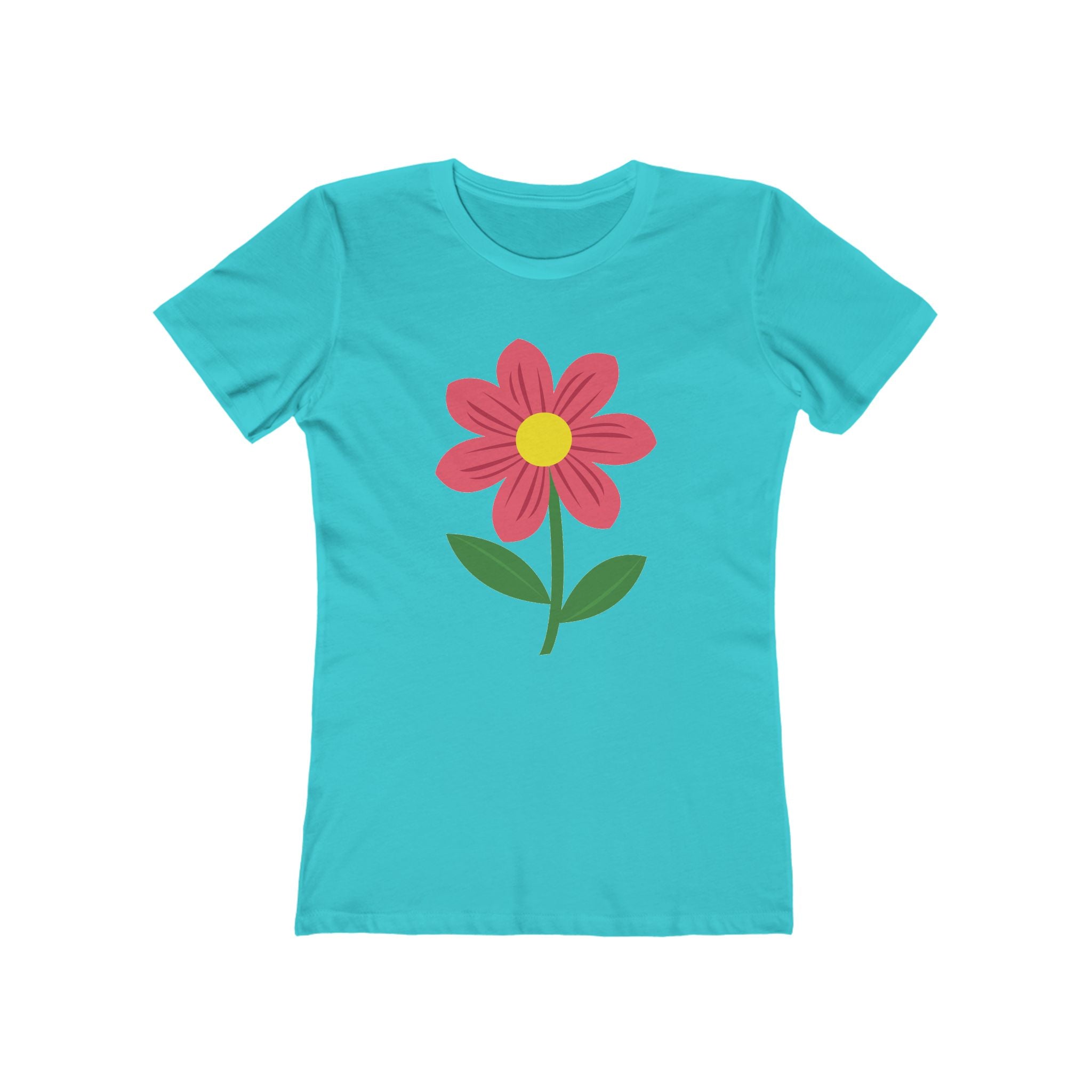 Flower Women's Tshirt, Floral Graphic Tee, Casual Top for Her, Spring Blossom Shirt, Botanical Print Blouse