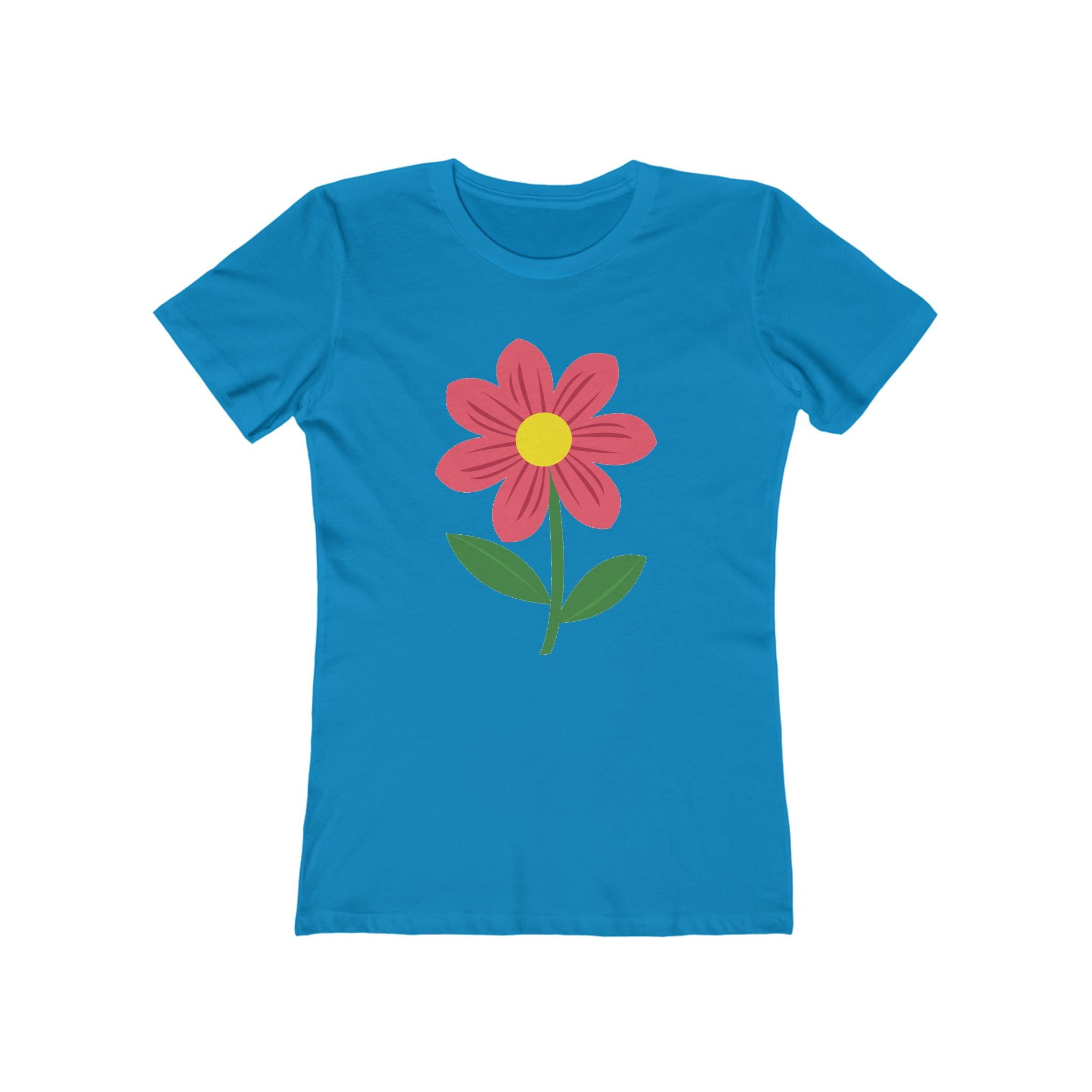 Flower Women's Tshirt, Floral Graphic Tee, Casual Top for Her, Spring Blossom Shirt, Botanical Print Blouse