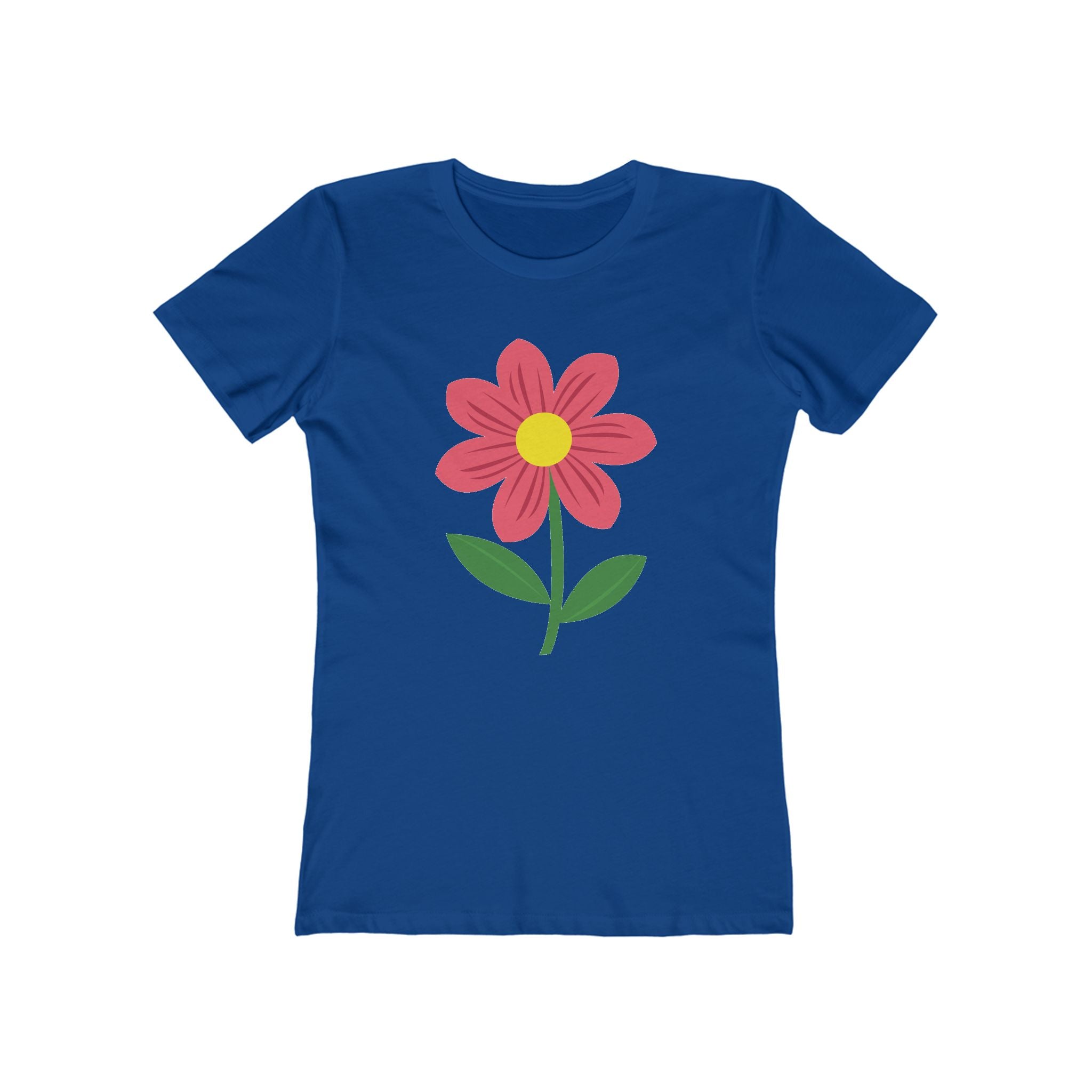 Flower Women's Tshirt, Floral Graphic Tee, Casual Top for Her, Spring Blossom Shirt, Botanical Print Blouse