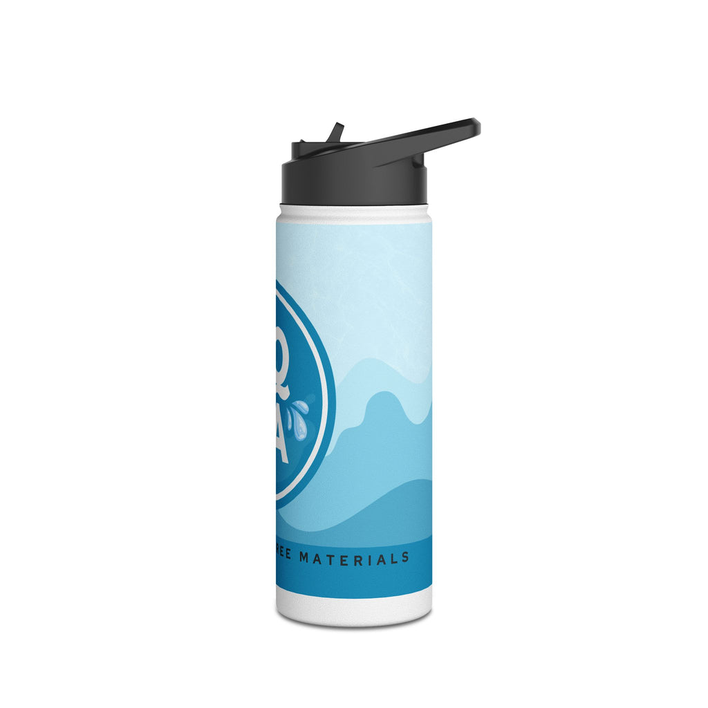 Aqua Stainless Steel Water Bottle, Eco-Friendly Hydration for Travel, Sports, Yoga, Gifts, Outdoor Adventures
