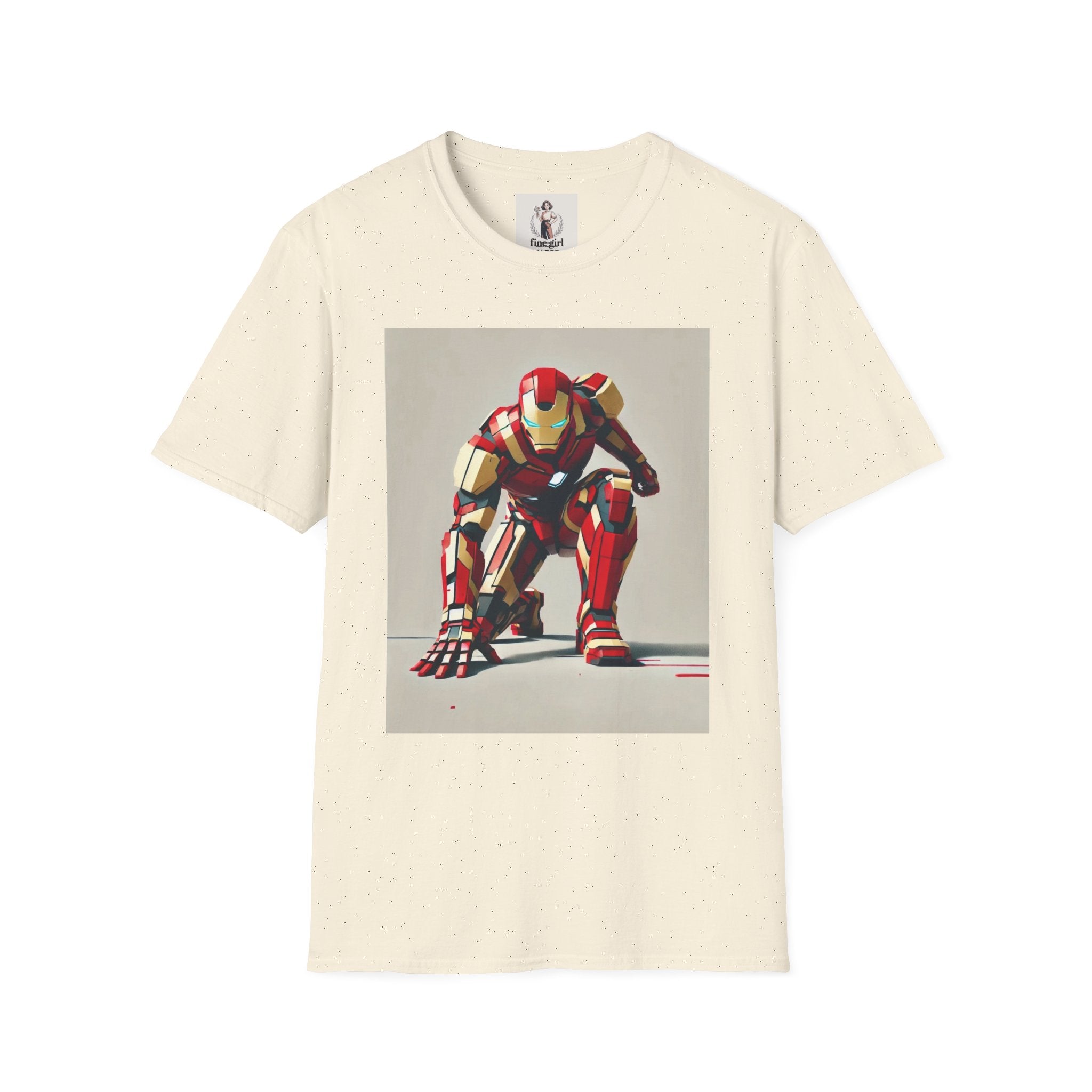 Ironman Superhero Marvel Unisex Softstyle T-Shirt, Comic Book Tee, Geeky Clothing, Cosplay Costume Top