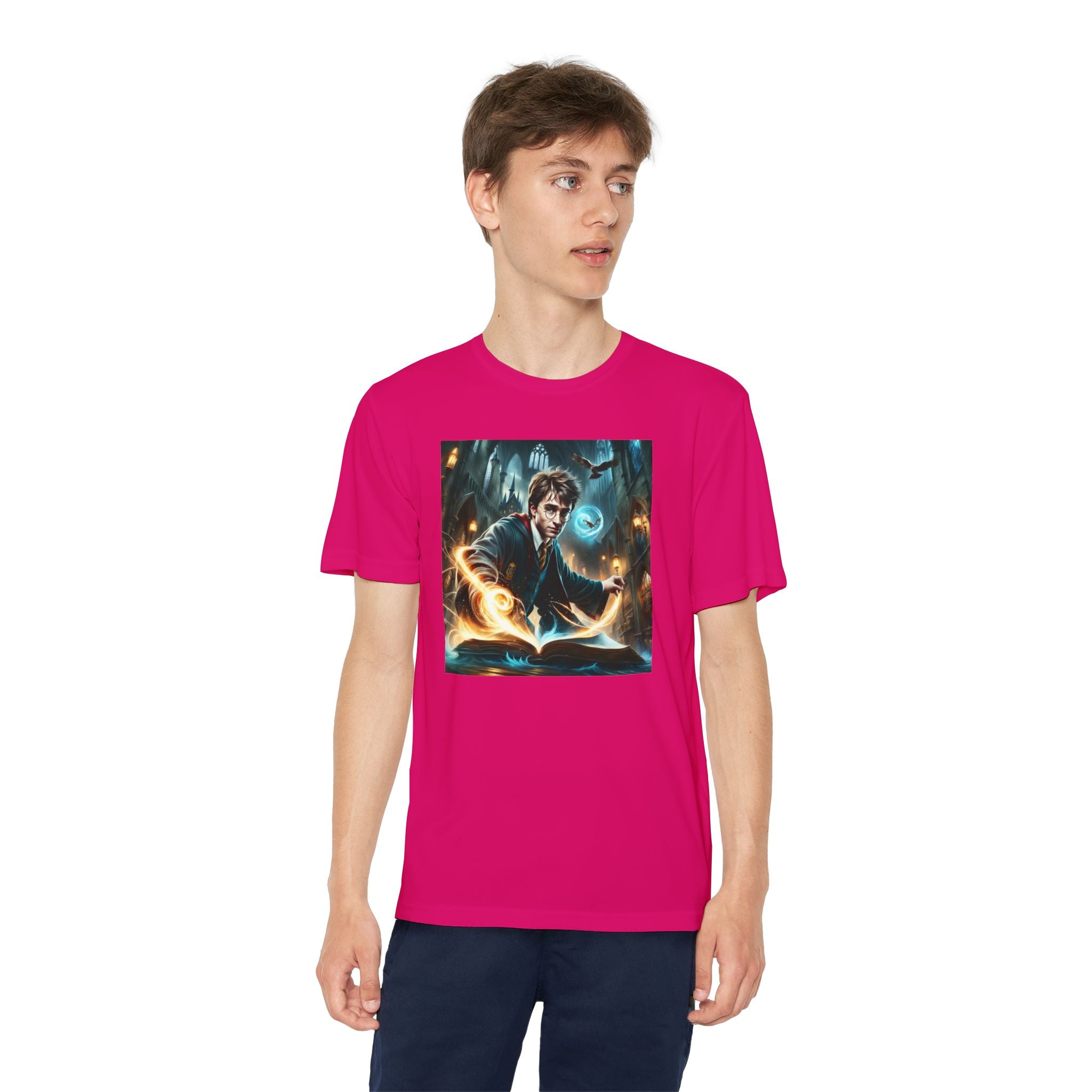 Youth Competitor Tee - Harry Potter, Wizard School Shirt, Magical Kids Top, Hogwarts Fan Gift, Sorcerer's Stone T-Shirt