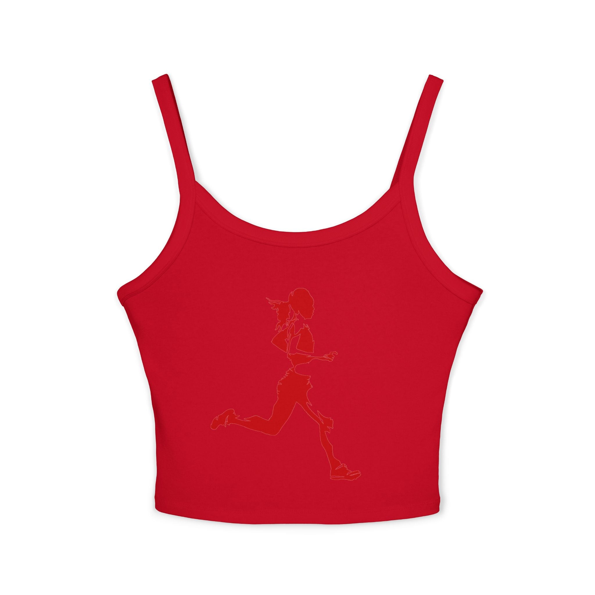 Running Woman Tank Top, Athletic Workout Top, Fitness Sleeveless Shirt, Jogging Muscle Tee, Exercise Gym Cami