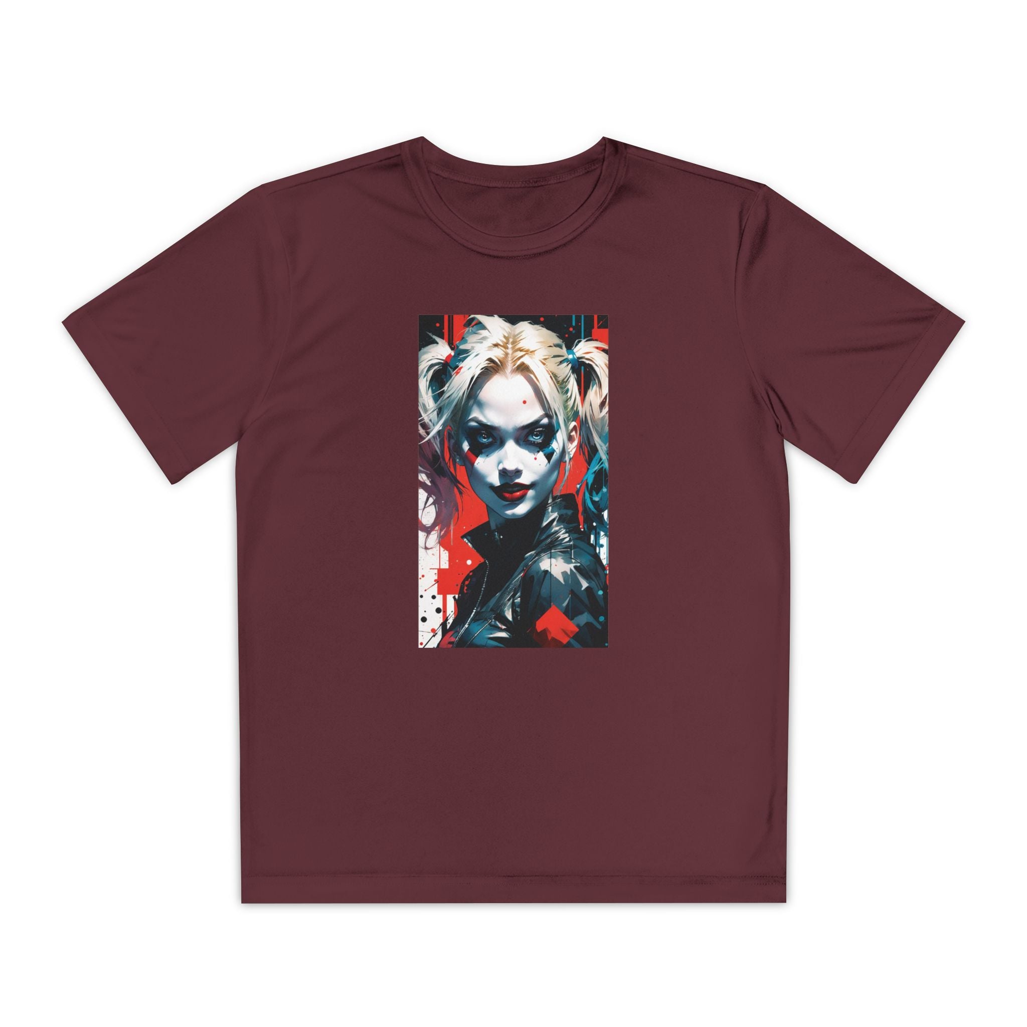 Superhero Youth T-Shirt Sports Graphic Tee, Cool Athletic Shirt for Kids