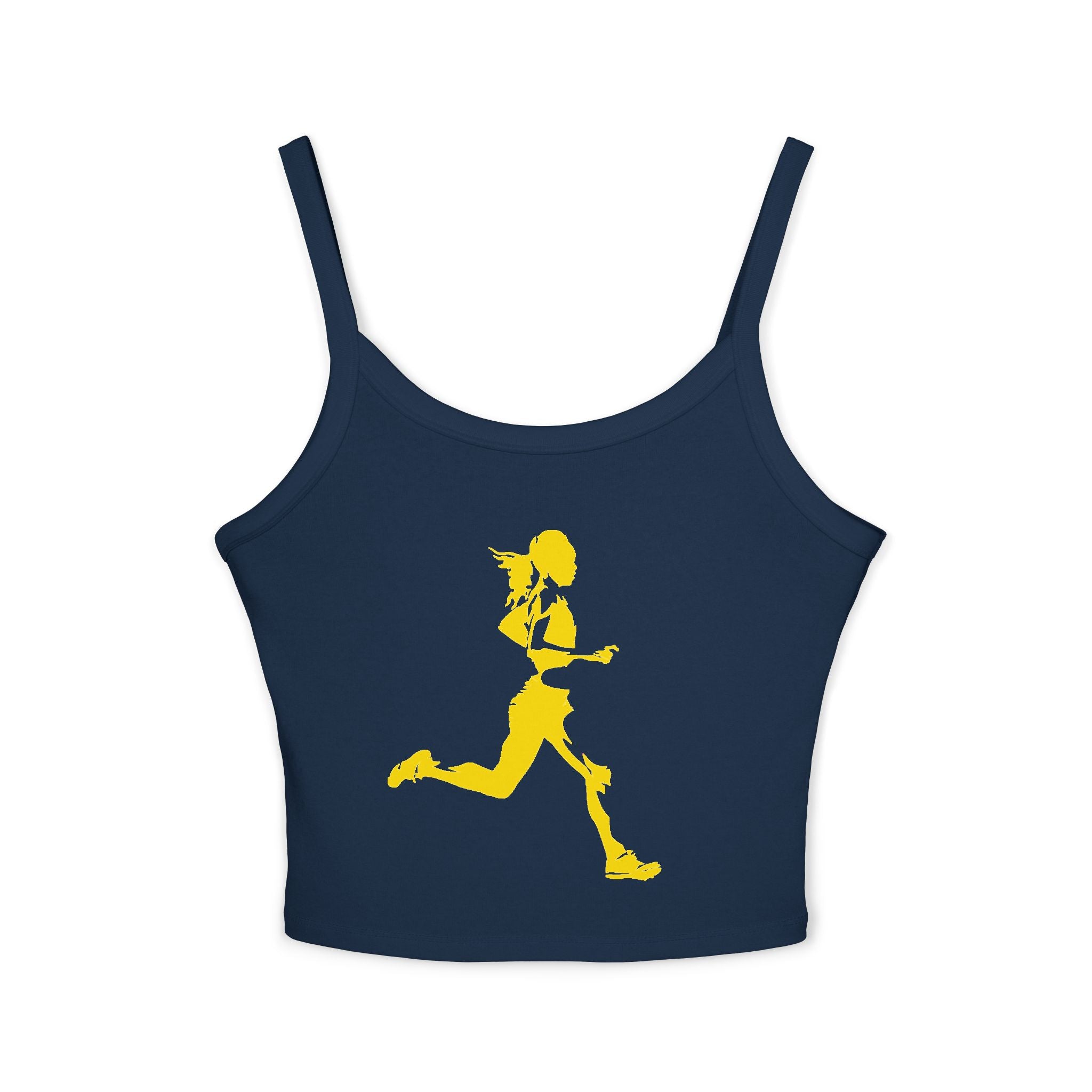 Running Woman Tank Top, Athletic Workout Top, Fitness Sleeveless Shirt, Jogging Muscle Tee, Exercise Gym Cami