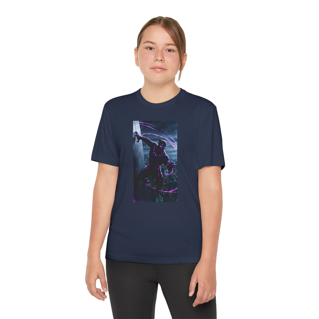 The Black Panther Superhero Marvel Patriotic, Kids Graphic T-Shirt, Boys Hero Top, Girls Comic Book Clothing, Birthday
