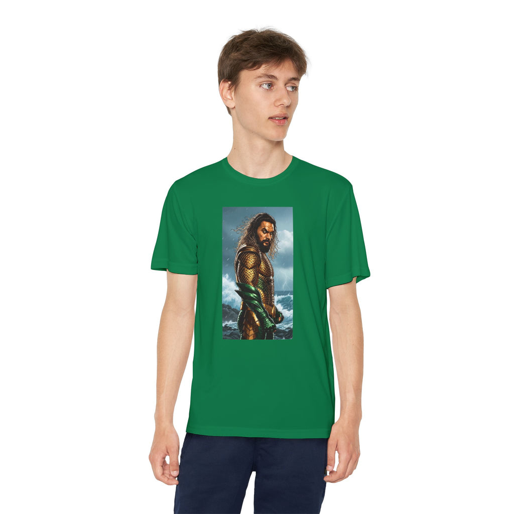 Aquaman Superhero Youth Tee, Kids Superhero Shirt, Child Aquaman T-shirt, Comic Book Tee, Superhero Fan Gift