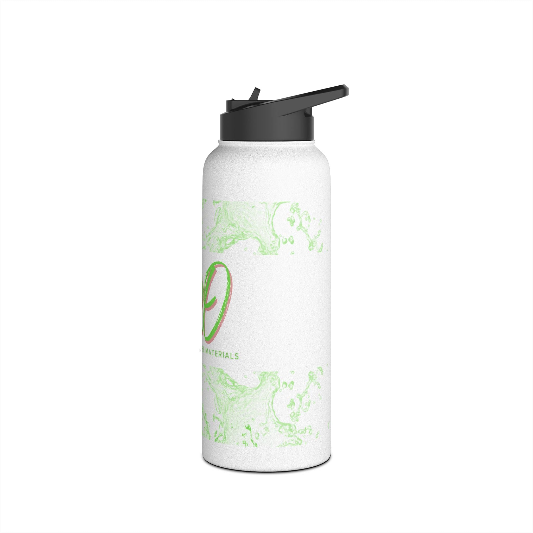 H2O Stainless Steel Water Bottle, Eco-Friendly Hydration for Travel, Sports, Yoga, Gifts, Outdoor Adventures