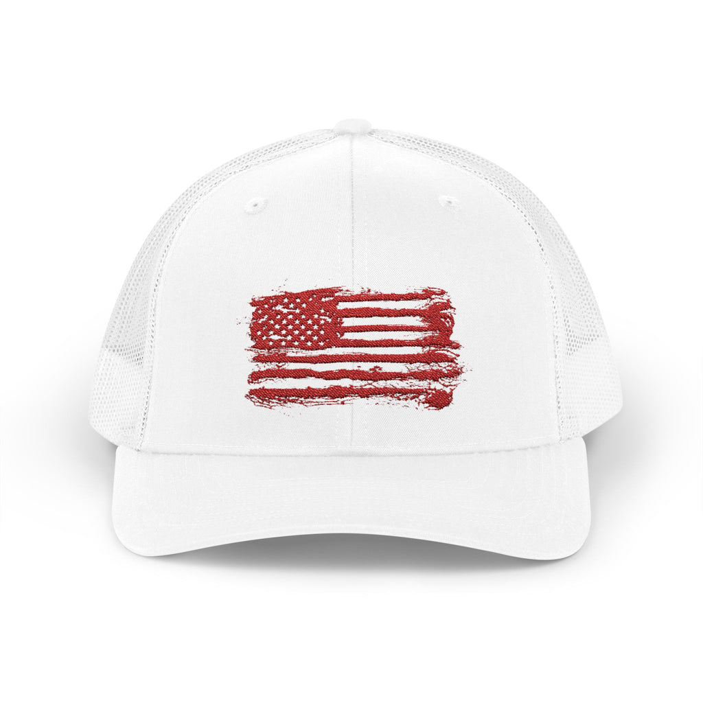 Patriotic Flag Snapback Trucker Cap, American Flag Hat, Outdoor Cap, Casual Wear, Gift for Dad, 4th of July Apparel