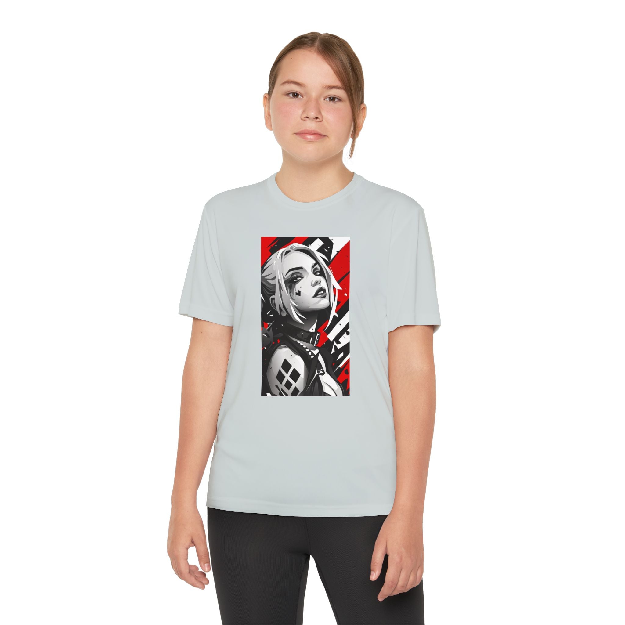 Superhero Youth T-Shirt Sports Graphic Tee, Cool Athletic Shirt for Kids