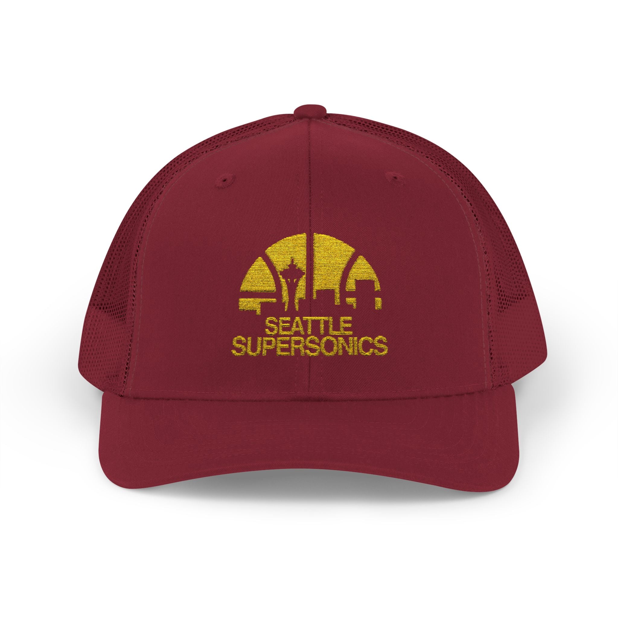 The Seattle SuperSonics Snapback Trucker Cap, American Flag Hat, Outdoor Cap, Casual Wear, Gift for Dad, 4th of July Apparel
