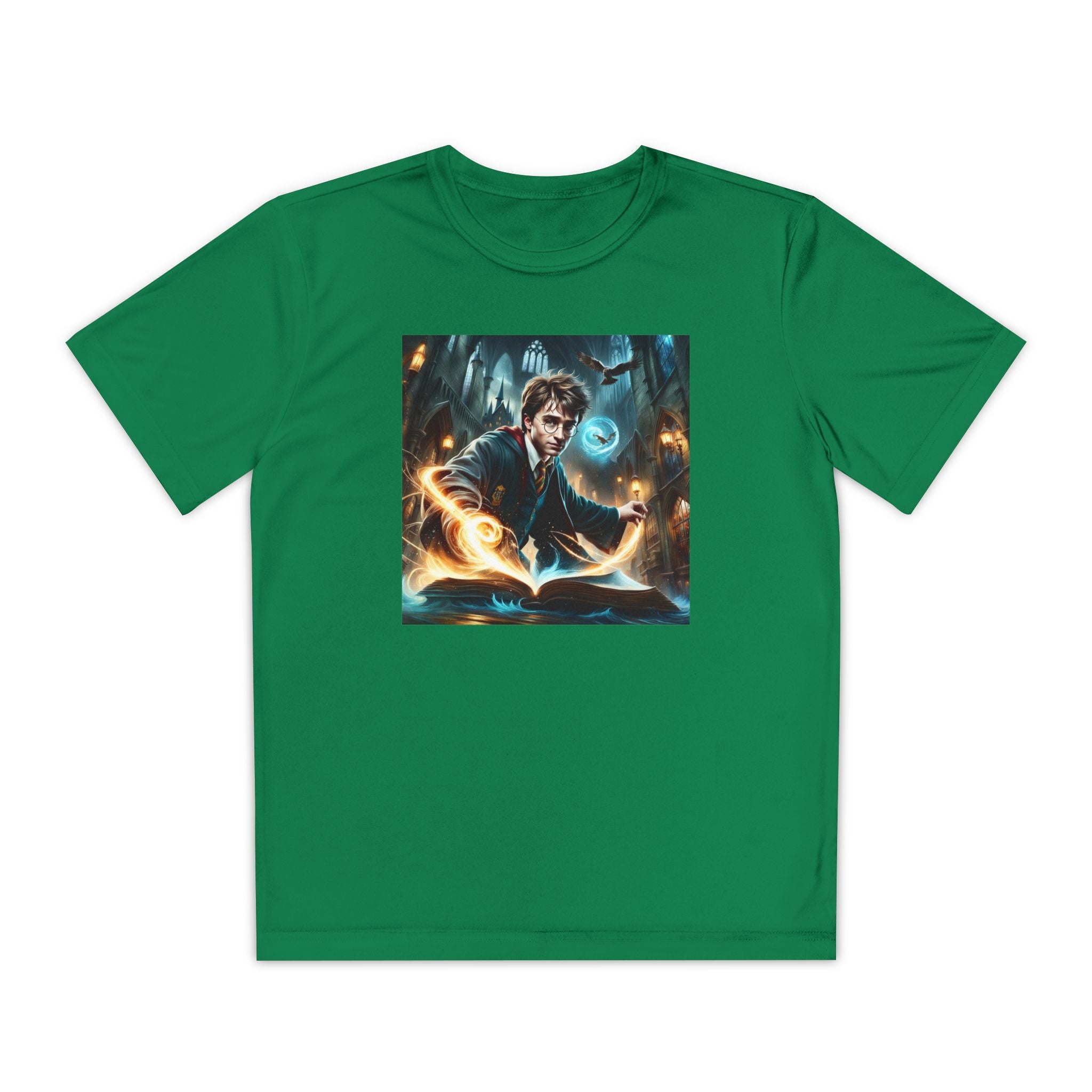 Youth Competitor Tee - Harry Potter, Wizard School Shirt, Magical Kids Top, Hogwarts Fan Gift, Sorcerer's Stone T-Shirt