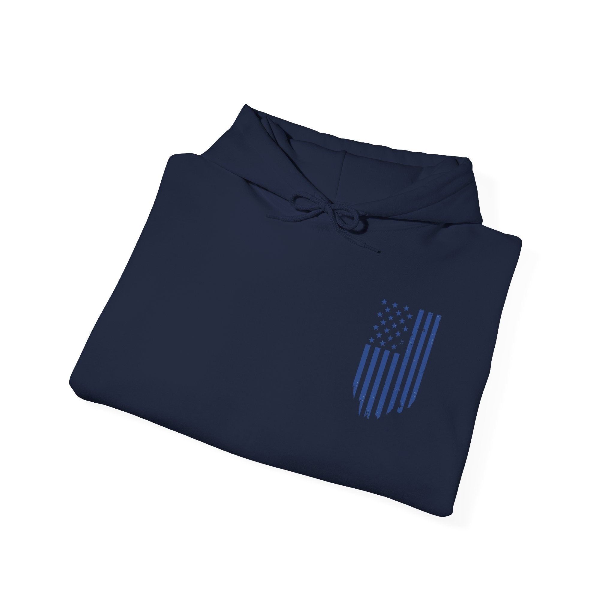 Patriotic Hoodie - Thin Blue Line Unisex Blend
