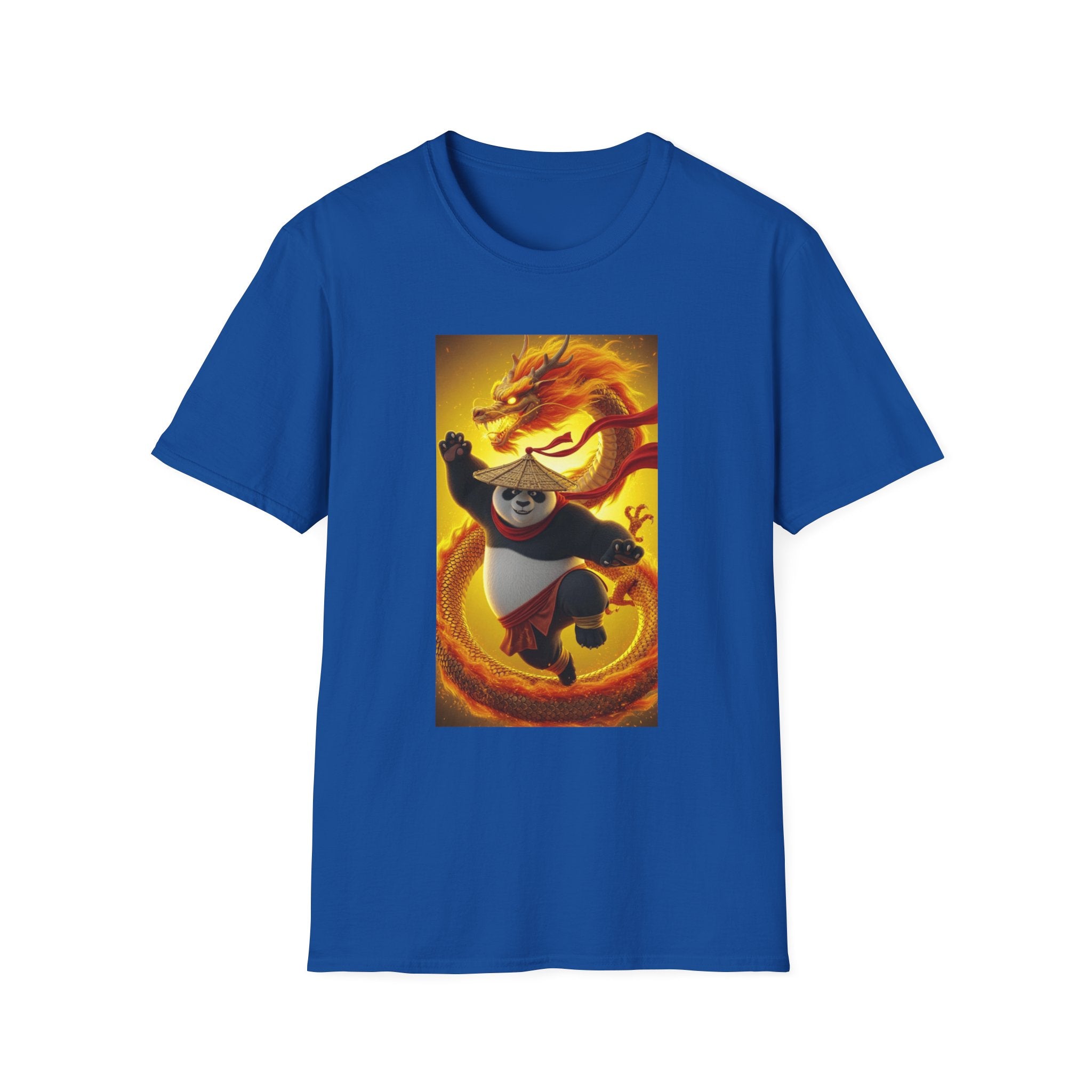 Kung Fu Panda Unisex Softstyle T-Shirt, DreamWorks Animation Youth Competitor Tee, Graphic Tee, Movie Fan Gift, Cult Classic Shirt, Comfy
