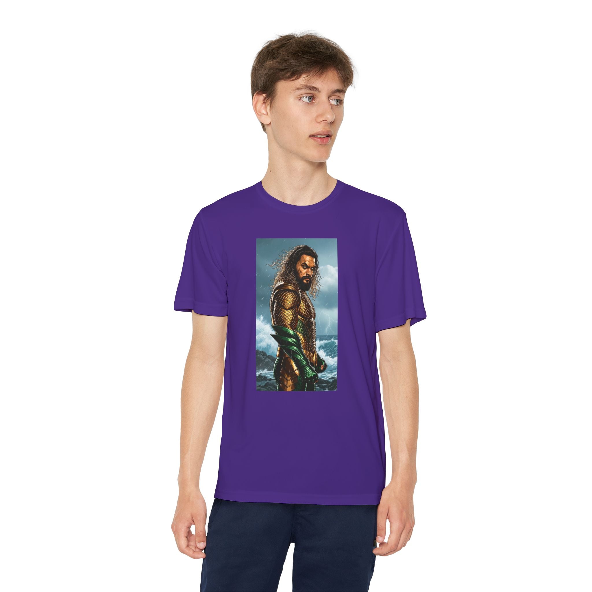 Aquaman Superhero Youth Tee, Kids Superhero Shirt, Child Aquaman T-shirt, Comic Book Tee, Superhero Fan Gift