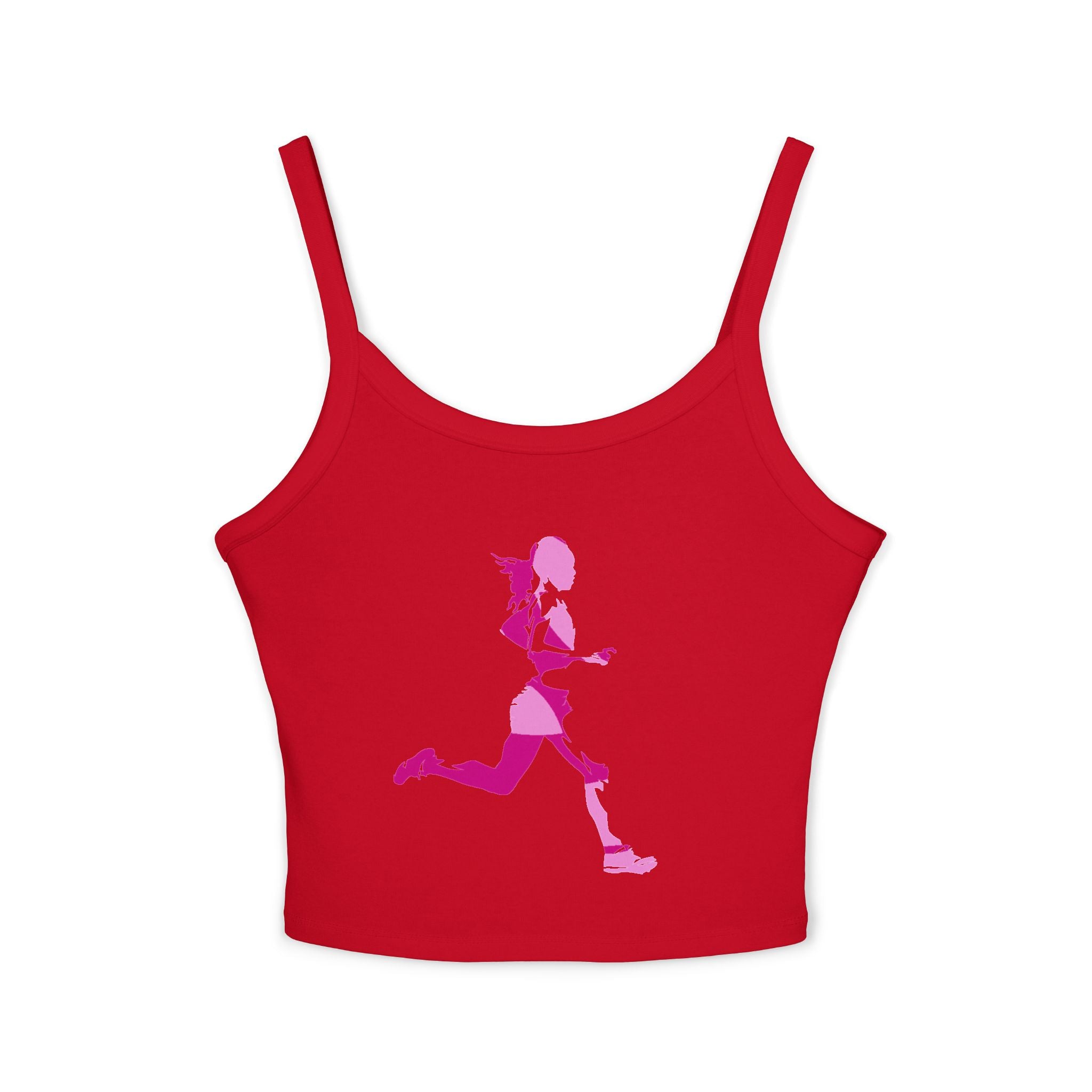 Running Woman Tank Top, Athletic Workout Top, Fitness Sleeveless Shirt, Jogging Muscle Tee, Exercise Gym Cami