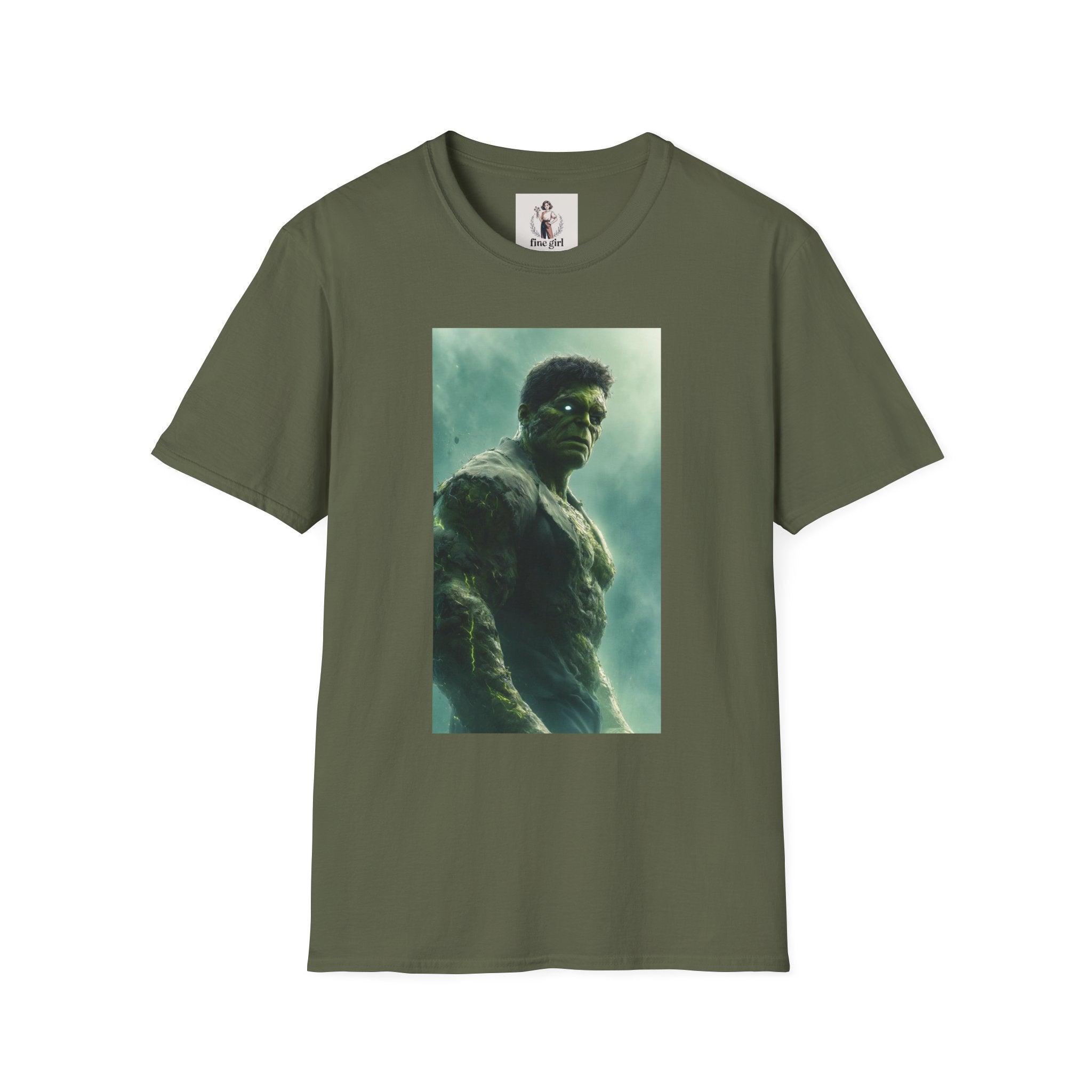 The Incredible Hulk Superhero Marvel Unisex Softstyle T-Shirt, Comic Book Tee, Geeky Clothing, Cosplay Costume Top