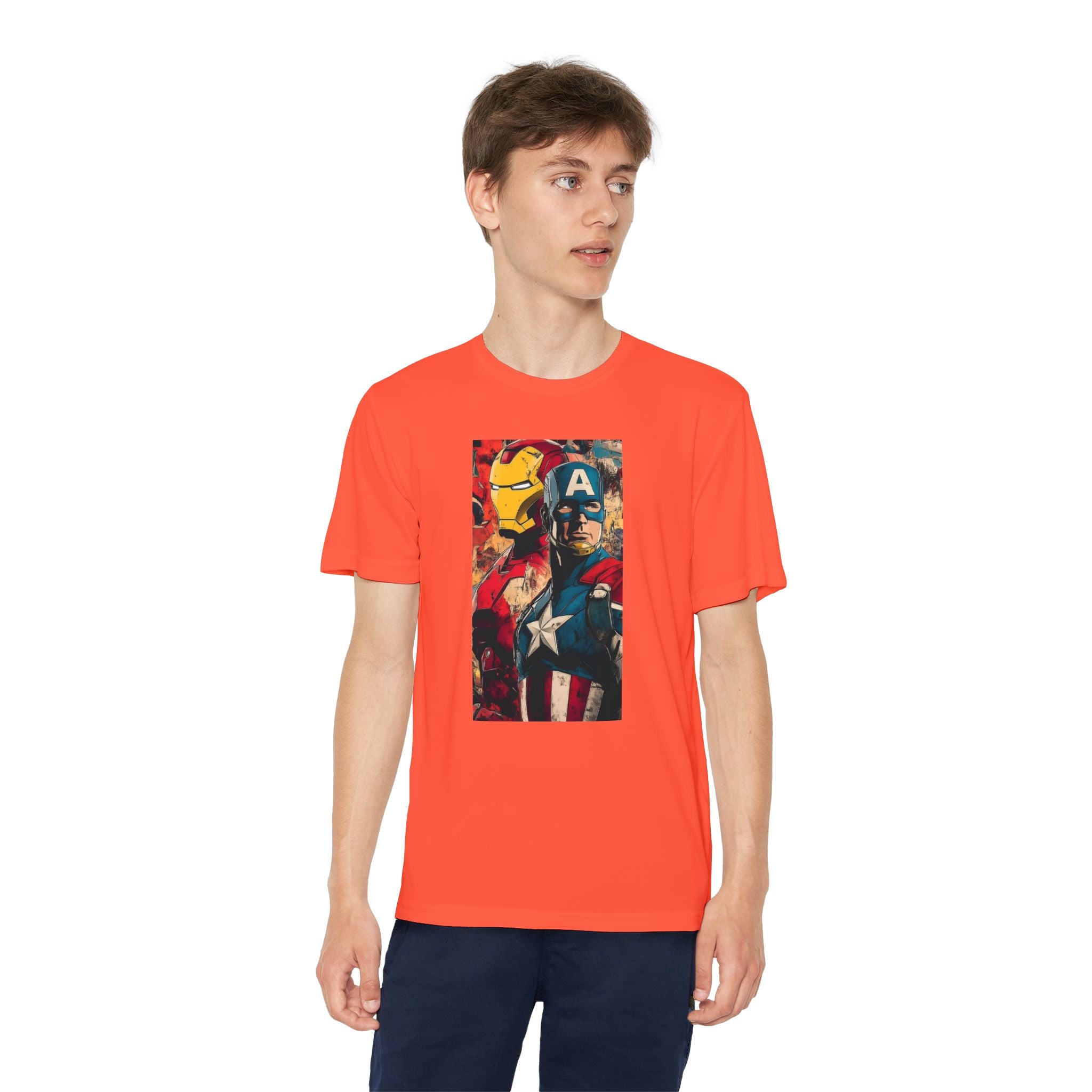 Advengers Youth T-Shirt Sports Graphic Tee, Cool Athletic Shirt for Kids, Perfect for Sports Events, Team Spirit