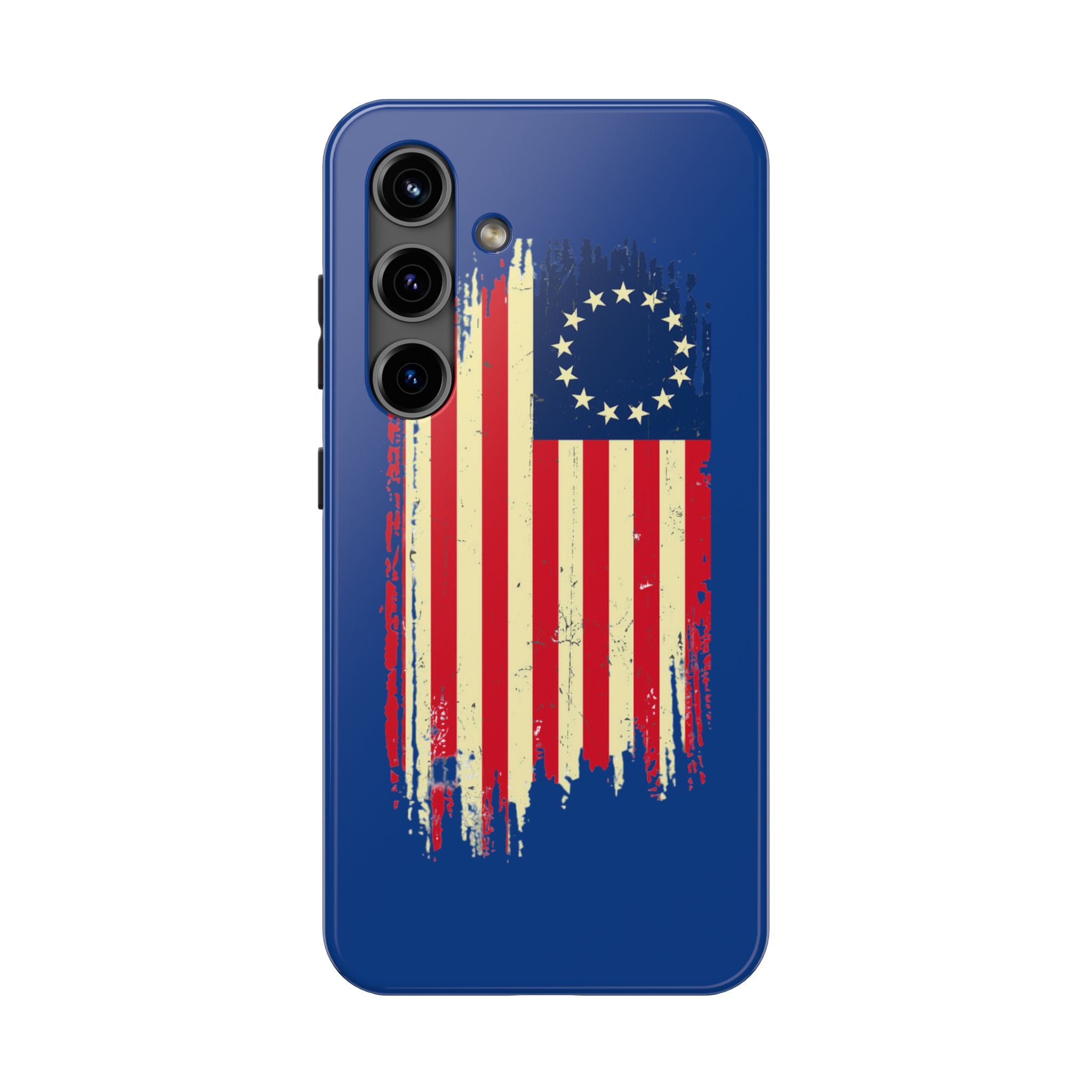 Patriotic Phone Cases with Vintage Flag Design, Tough Case for Independence Day, Memorial Day, 4th of July, Gift for Veterans, USA Pride