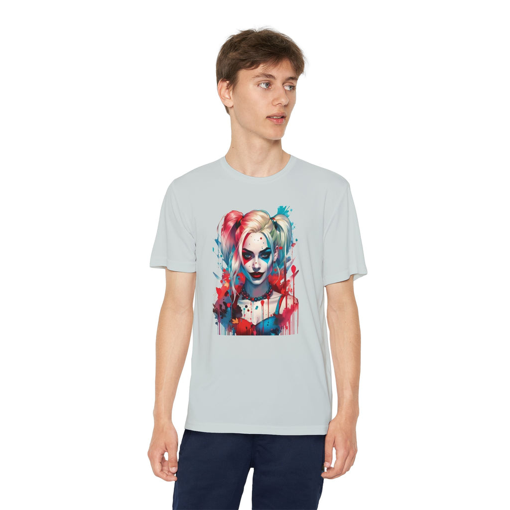 Superhero Youth T-Shirt Sports Graphic Tee, Cool Athletic Shirt for Kids
