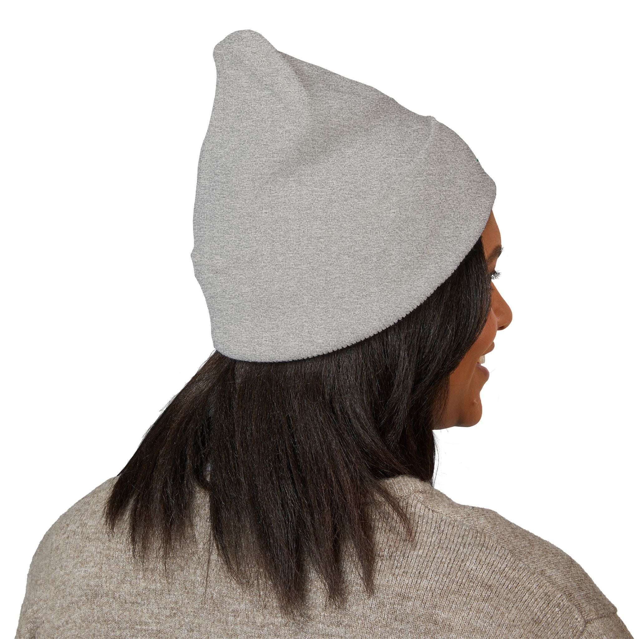St. Patrick's Day 4-Leaf Clover Embroidered Beanie