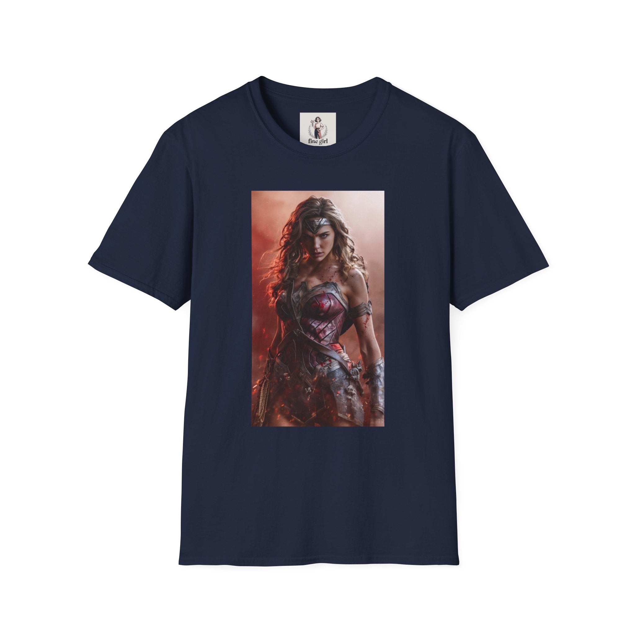 Wonder Woman Marvel Unisex Softstyle T-Shirt, Comic Book Tee, Geeky Clothing, Cosplay Costume Top