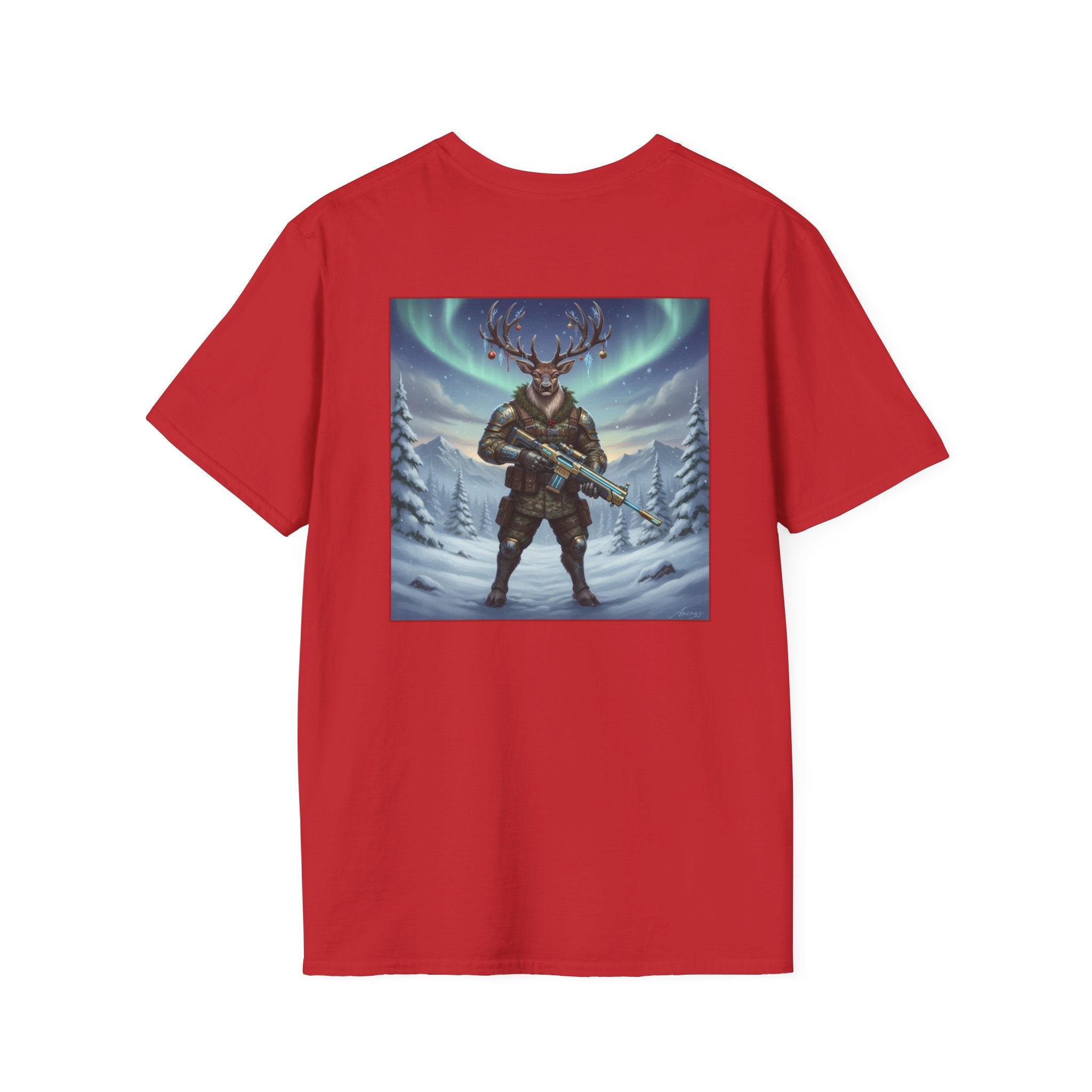 Yule Guard Patriotic Christmas Holiday ~ Unisex Softstyle T-Shirt