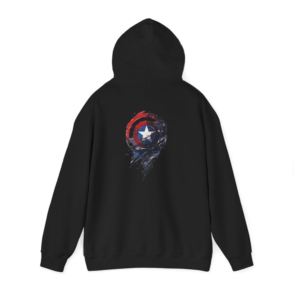 Hooded Sweatshirt - Captain America Design