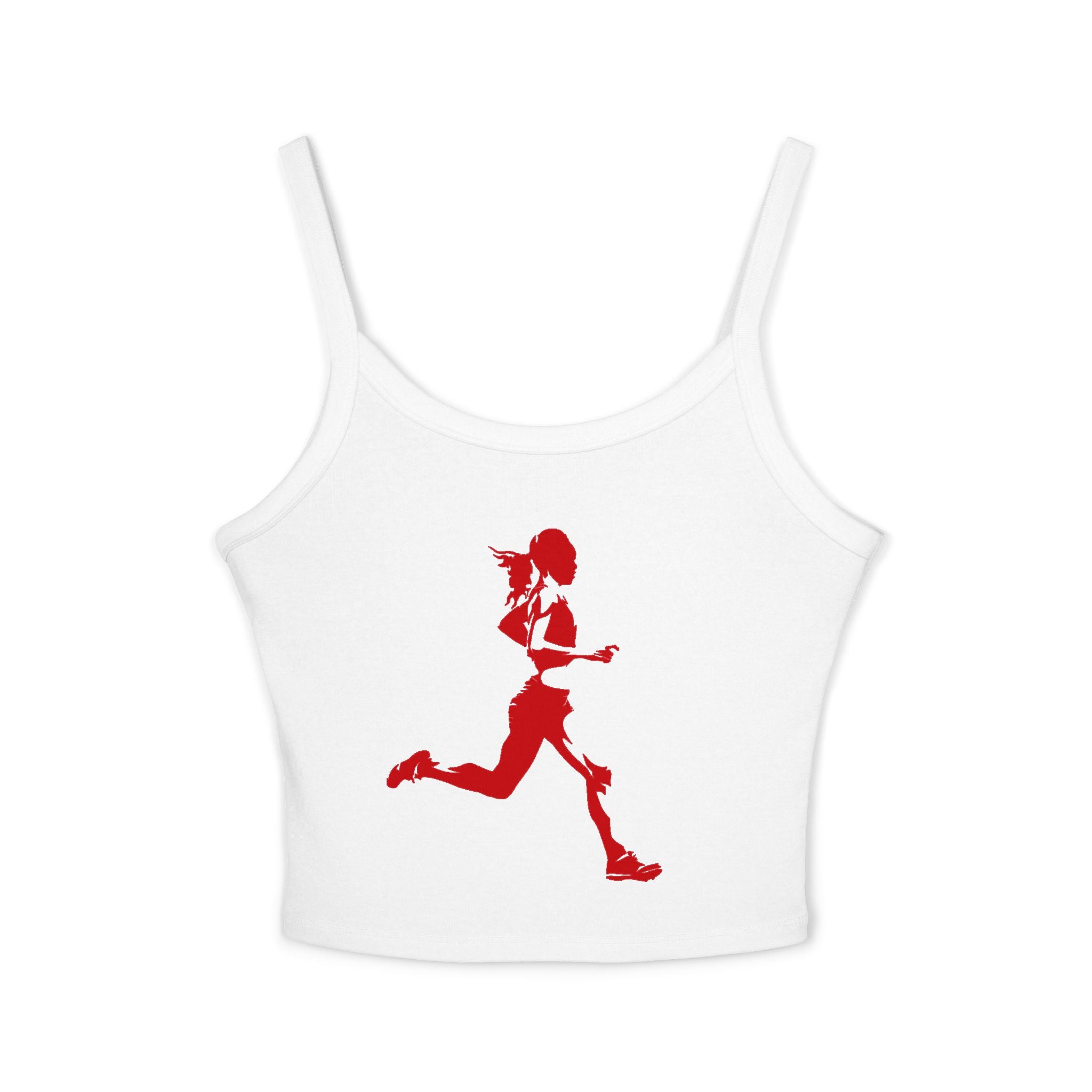 Running Woman Tank Top, Athletic Workout Top, Fitness Sleeveless Shirt, Jogging Muscle Tee, Exercise Gym Cami