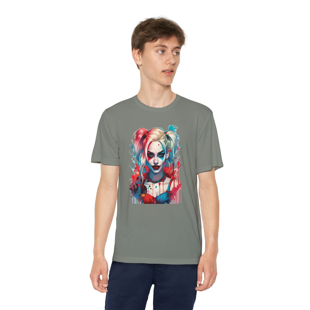 Superhero Youth T-Shirt Sports Graphic Tee, Cool Athletic Shirt for Kids