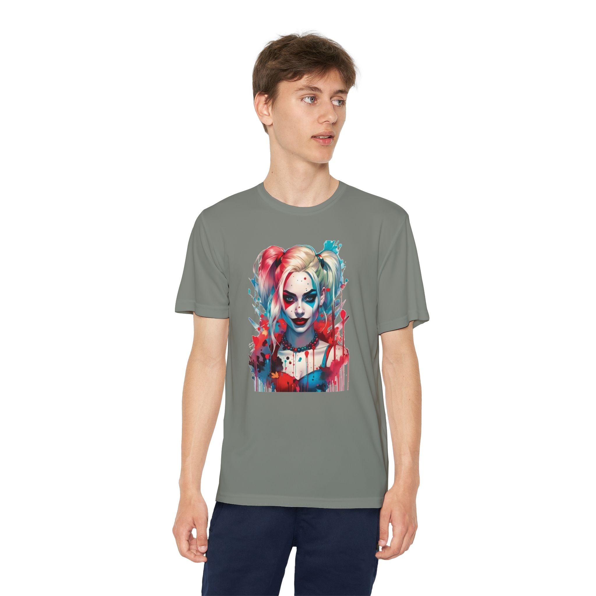 Superhero Youth T-Shirt Sports Graphic Tee, Cool Athletic Shirt for Kids