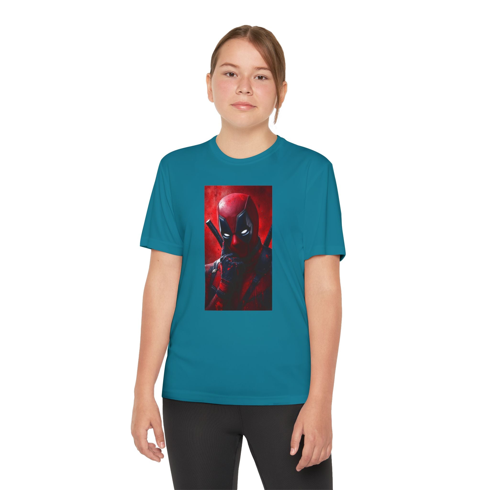 Deadpool Superhero Marvel Patriotic, Kids Graphic T-Shirt, Boys Hero Top, Girls Comic Book Clothing, Birthday