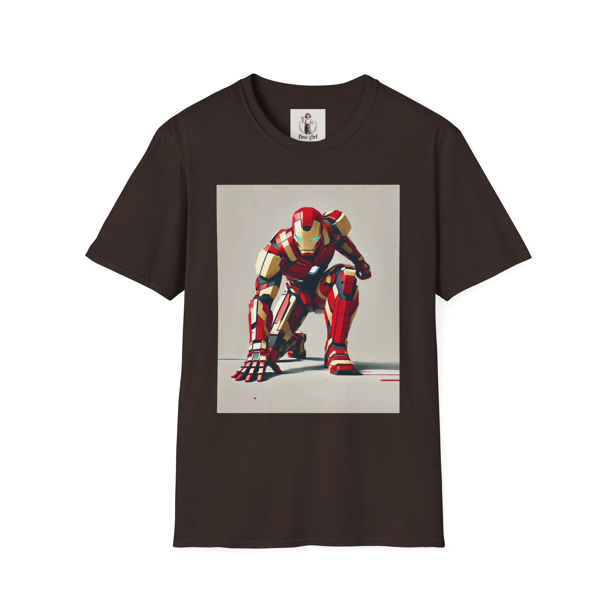 Ironman Superhero Marvel Unisex Softstyle T-Shirt, Comic Book Tee, Geeky Clothing, Cosplay Costume Top