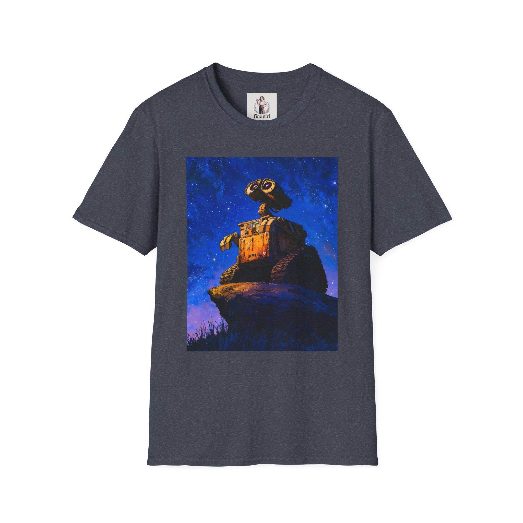 Wall-E Pixar Animation Unisex T-Shirt, Walt Disney Tee, Movie Lover Gift, Graphic Novelty Shirt, Cartoon Character Apparel