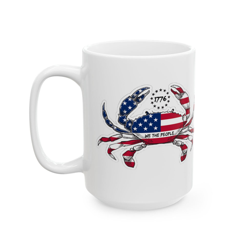 Crabbing 1776 Patriotic Coffee & Tea Mug