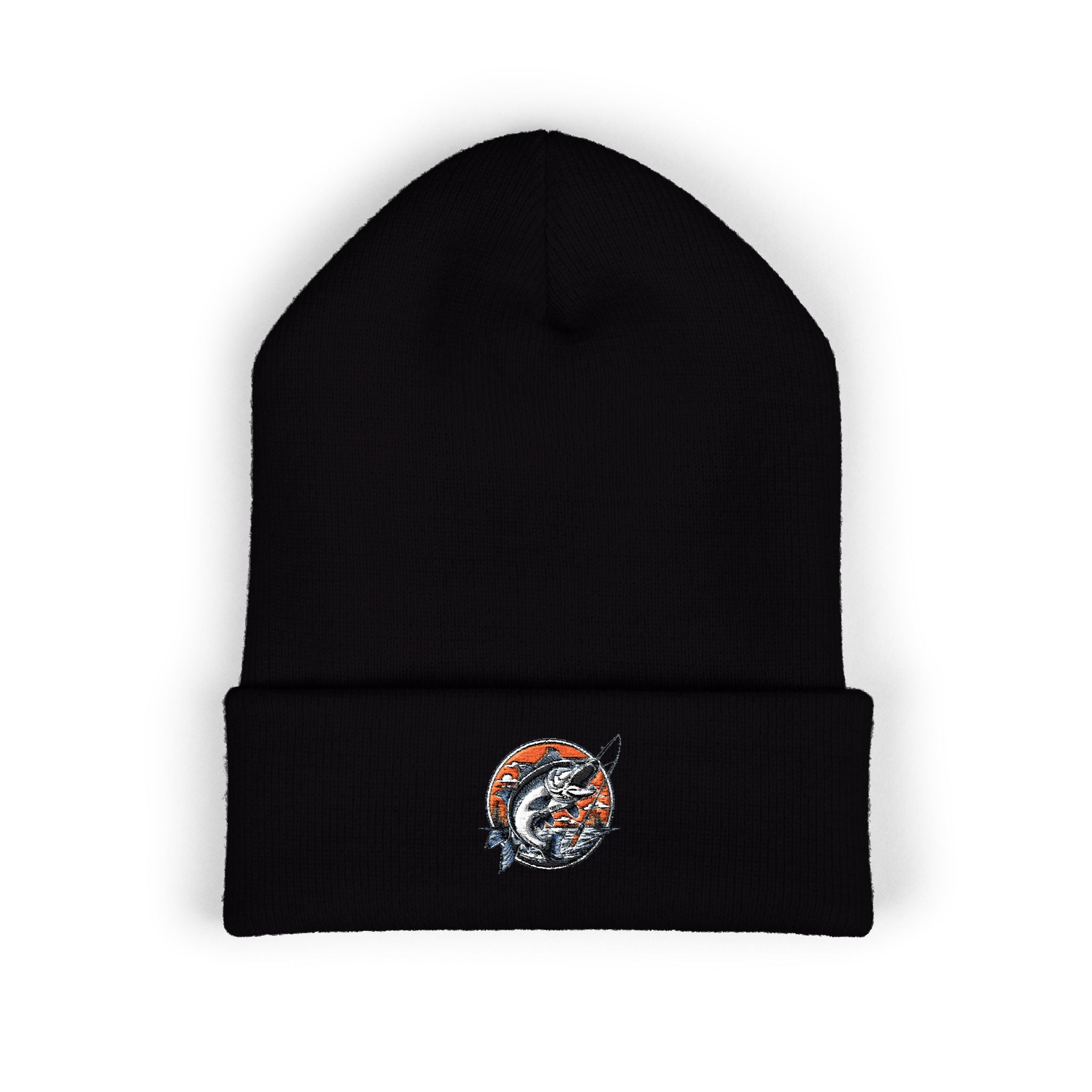 Embroidered Fishing Beanie, Fisherman Gift, Outdoor Apparel, Fishing Gear, Angler Hat, Fishing Lure Beanie