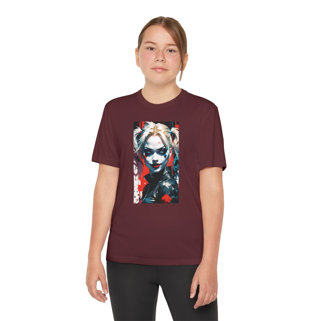 Superhero Youth T-Shirt Sports Graphic Tee, Cool Athletic Shirt for Kids