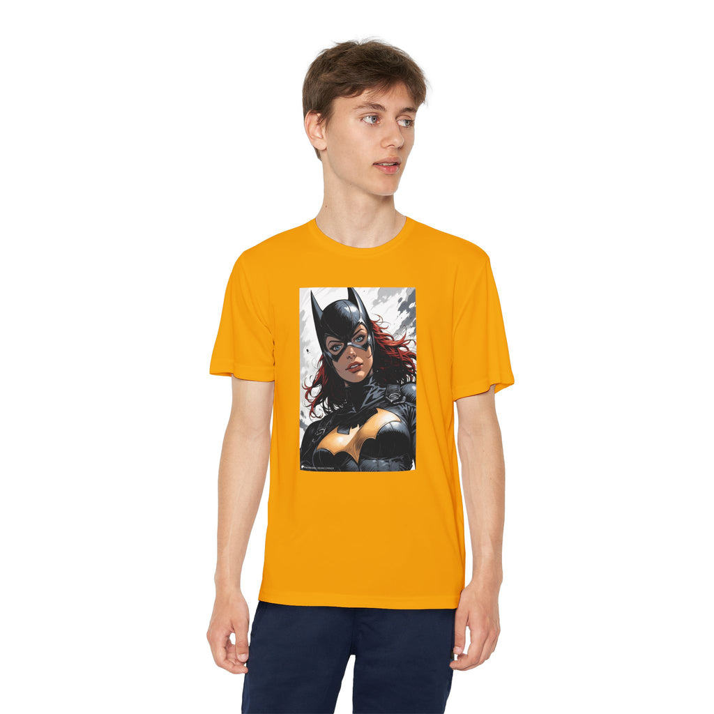 Superhero Youth T-Shirt Sports Graphic Tee, Cool Athletic Shirt for Kids