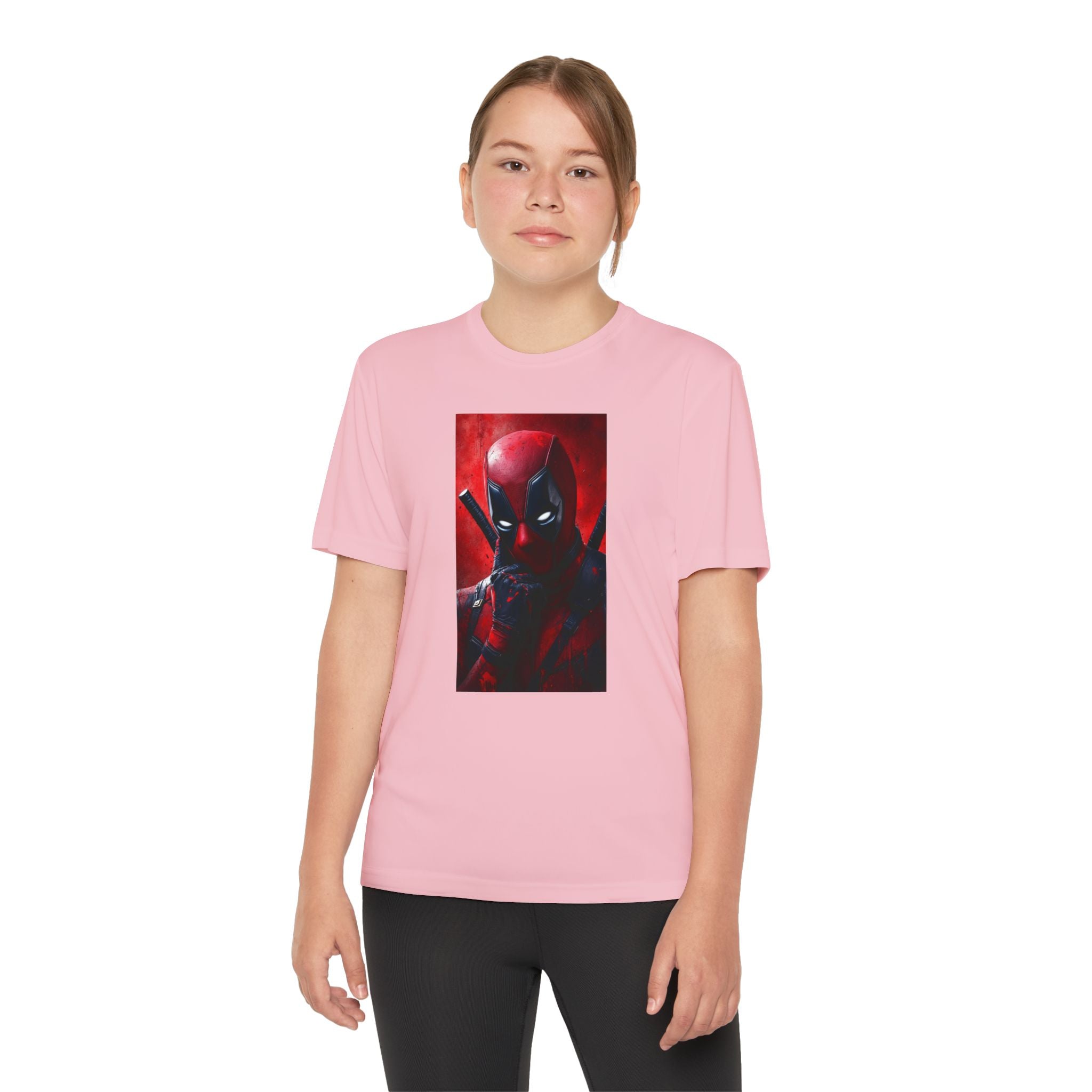 Deadpool Superhero Marvel Patriotic, Kids Graphic T-Shirt, Boys Hero Top, Girls Comic Book Clothing, Birthday