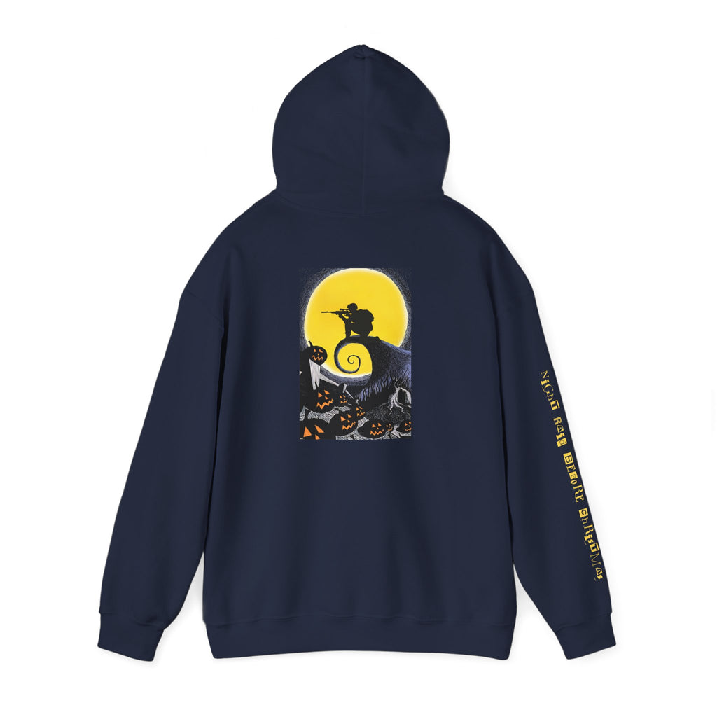 Night Raid Before Christmas Patriotic Hoodie Rebel Spirit Unisex Hoodie