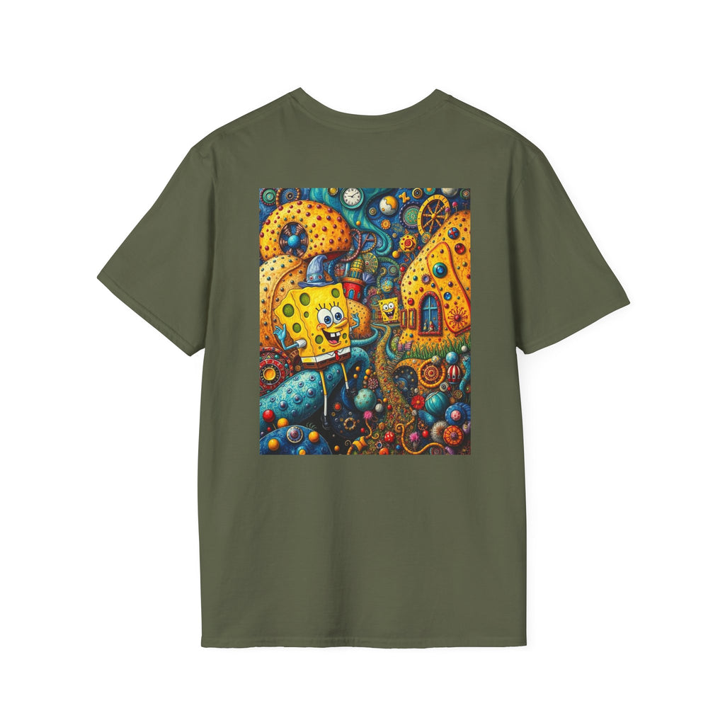SpongeBob SquarePants Kids T-Shirt, Mr Krabs Squidward Patrick Star Youth Tee, Nickelodeon Children's TV Shirt, Unisex Softstyle