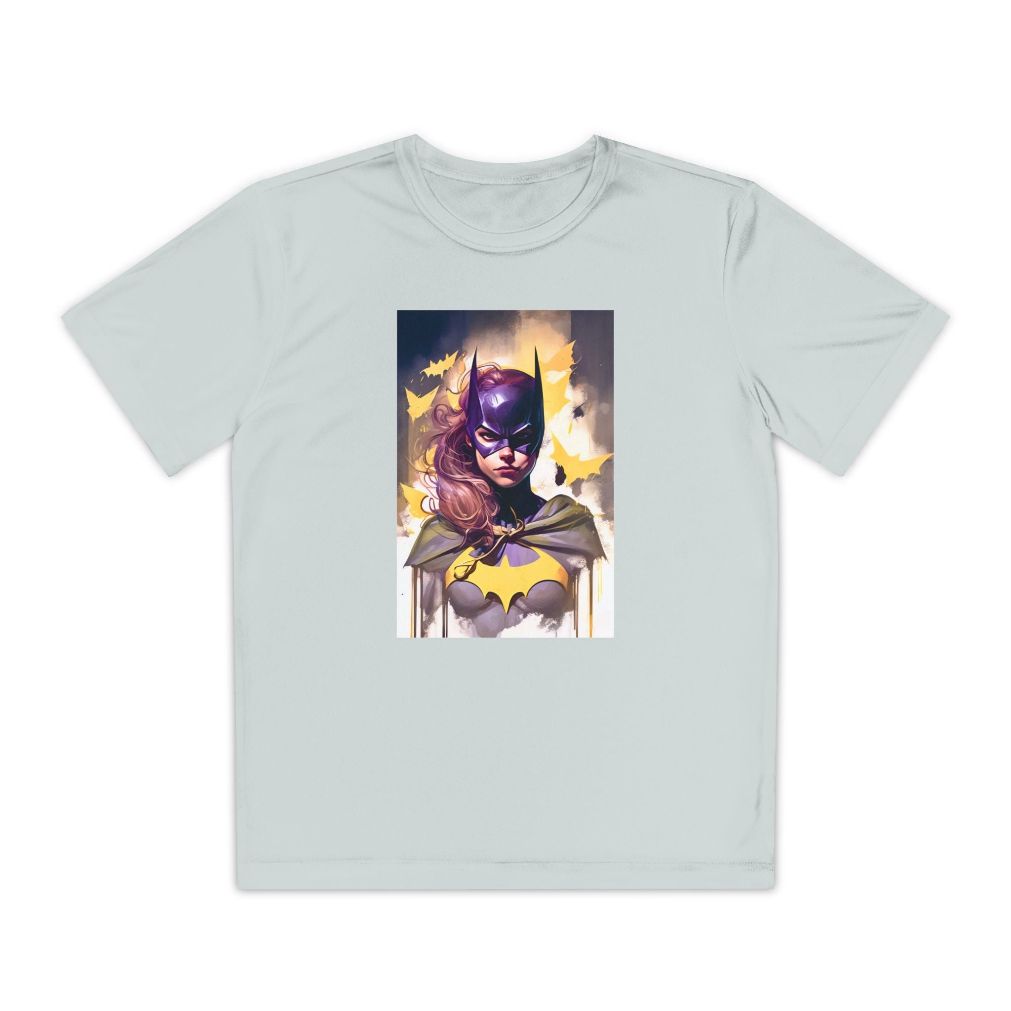 Superhero Youth T-Shirt Sports Graphic Tee, Cool Athletic Shirt for Kids