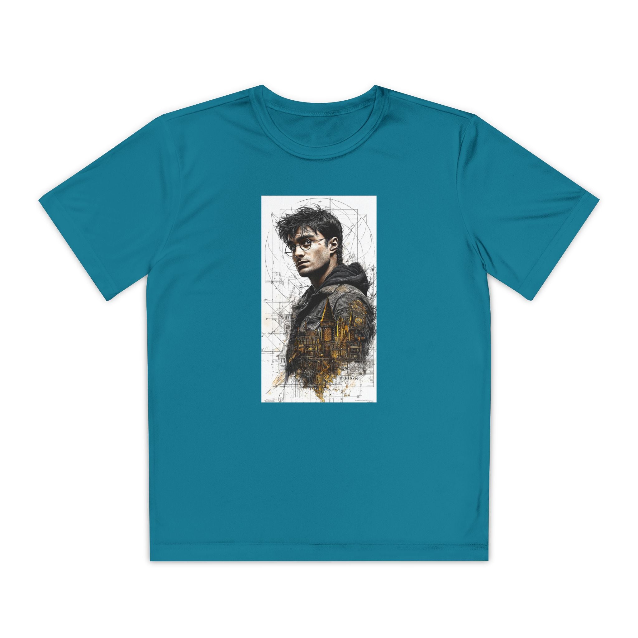 Youth Competitor Tee - Harry Potter, Wizard School Shirt, Magical Kids Top, Hogwarts Fan Gift, Sorcerer's Stone T-Shirt