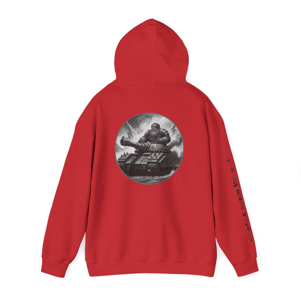 Santa Claus On A Tank Christmas Patriotic Hoodie Rebel Spirit Unisex Hoodie