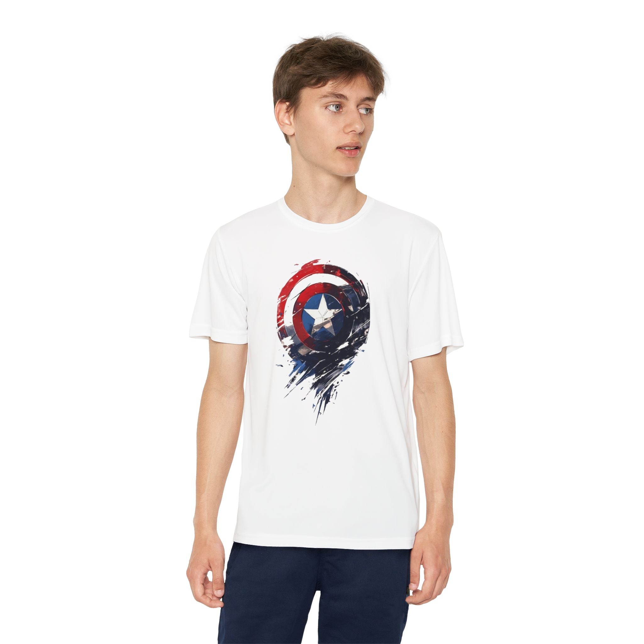 Advengers Youth T-Shirt Sports Graphic Tee, Cool Athletic Shirt for Kids