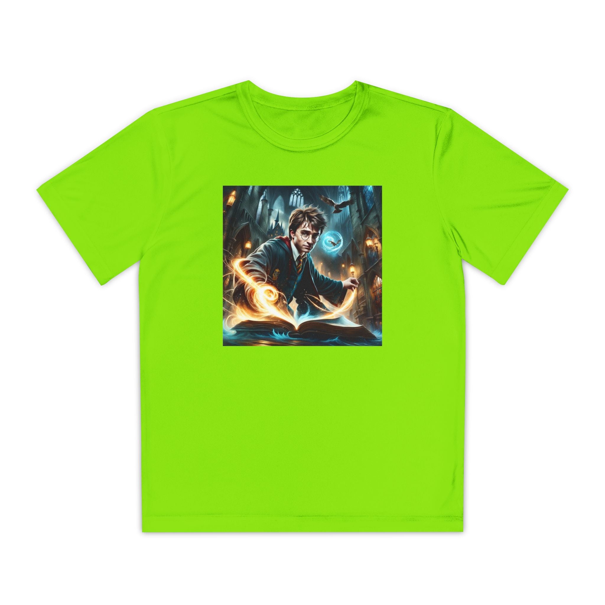 Youth Competitor Tee - Harry Potter, Wizard School Shirt, Magical Kids Top, Hogwarts Fan Gift, Sorcerer's Stone T-Shirt