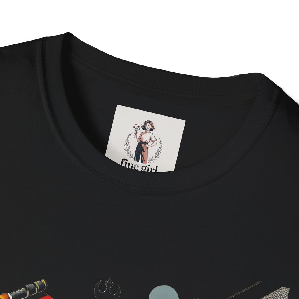 Star Wars Movie Themed T-Shirt Unisex Softstyle T-Shirt