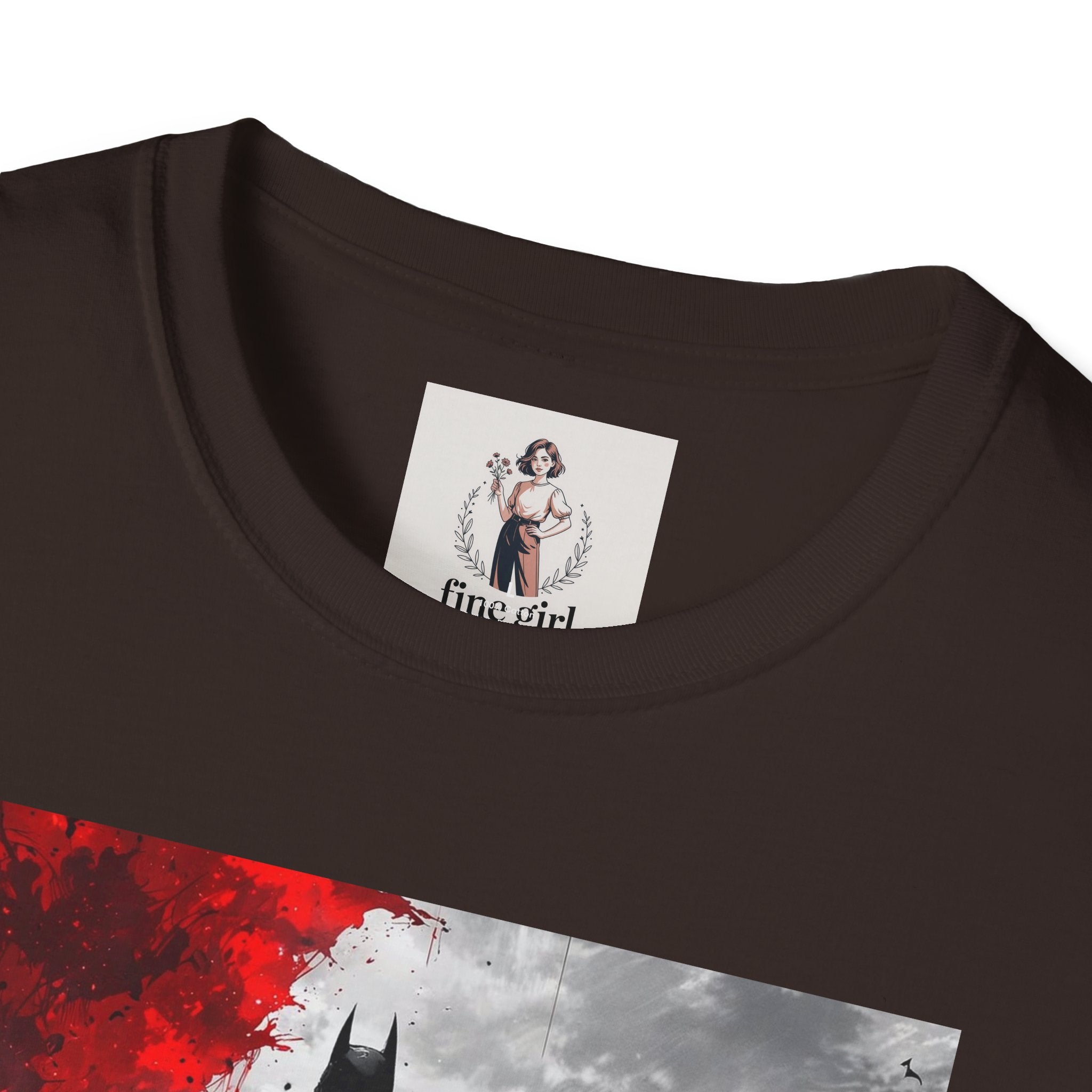 Batman Marvel Unisex Softstyle T-Shirt, Comic Book Tee, Geeky Clothing, Cosplay Costume Top